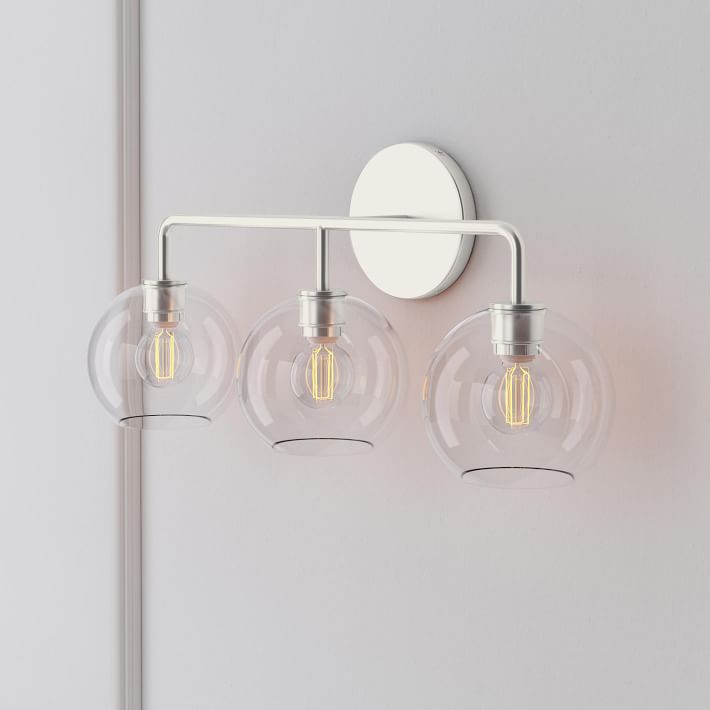 Selvion Artistic Globe Sconce Light - Handcrafted Glass Sculptural Wall Fixture