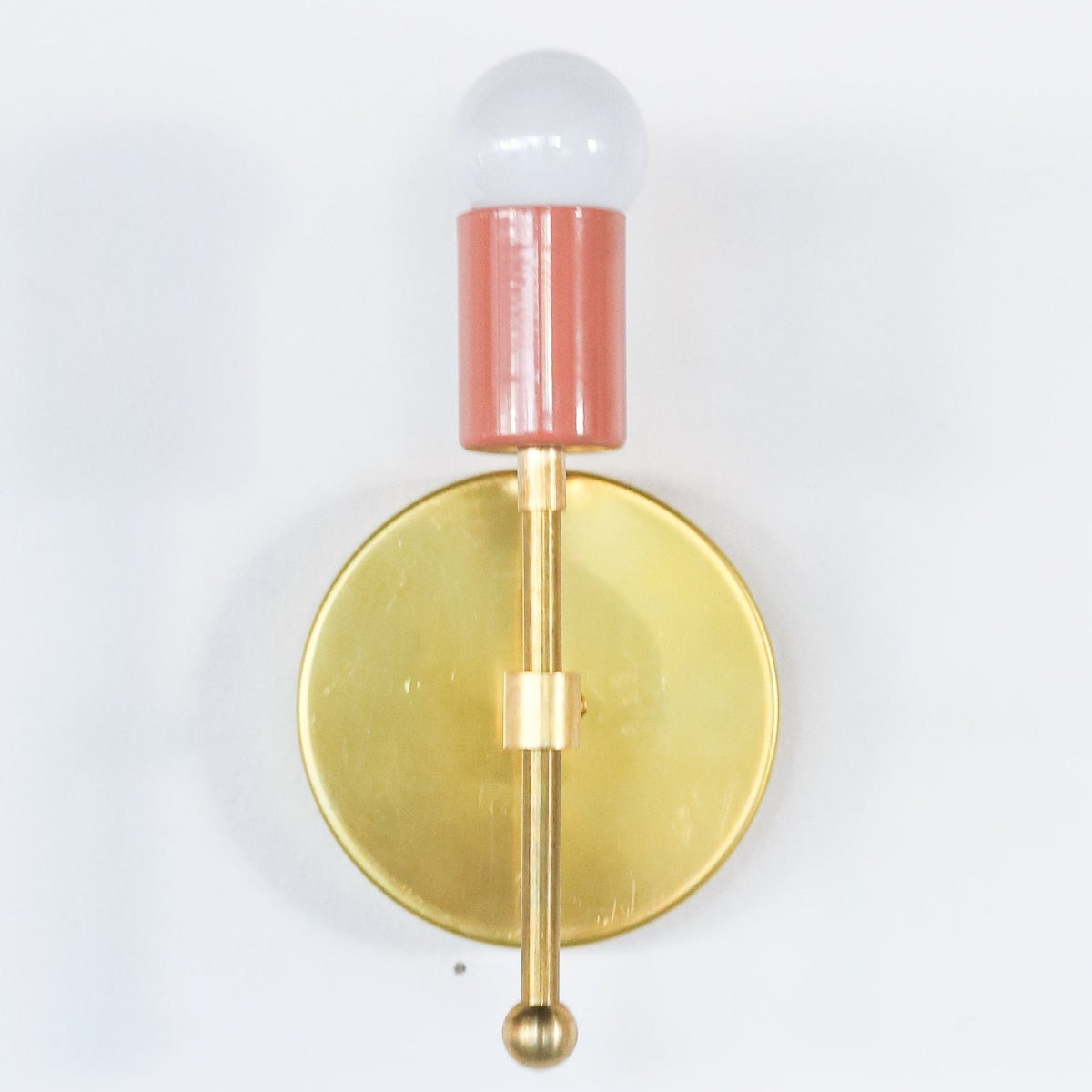 Boho Accent Brass Fixture Wall Sconce