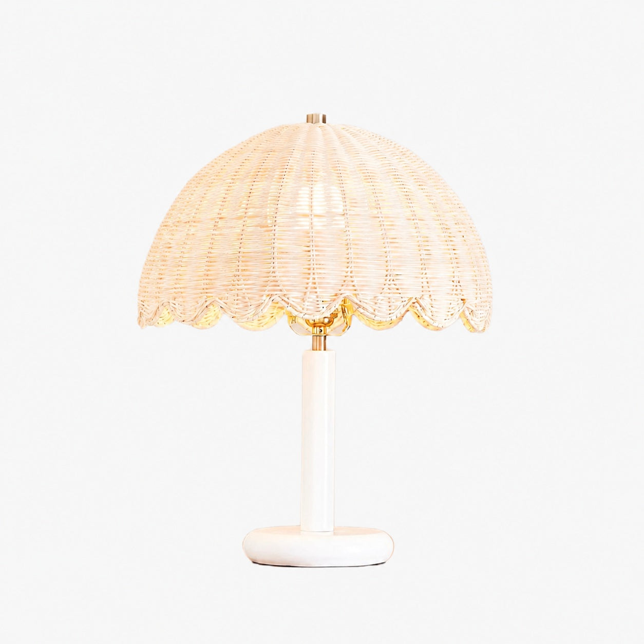 Olvara Rattan Bubble Table Lamp for Kids – Cozy Table Lighting in Boho Style