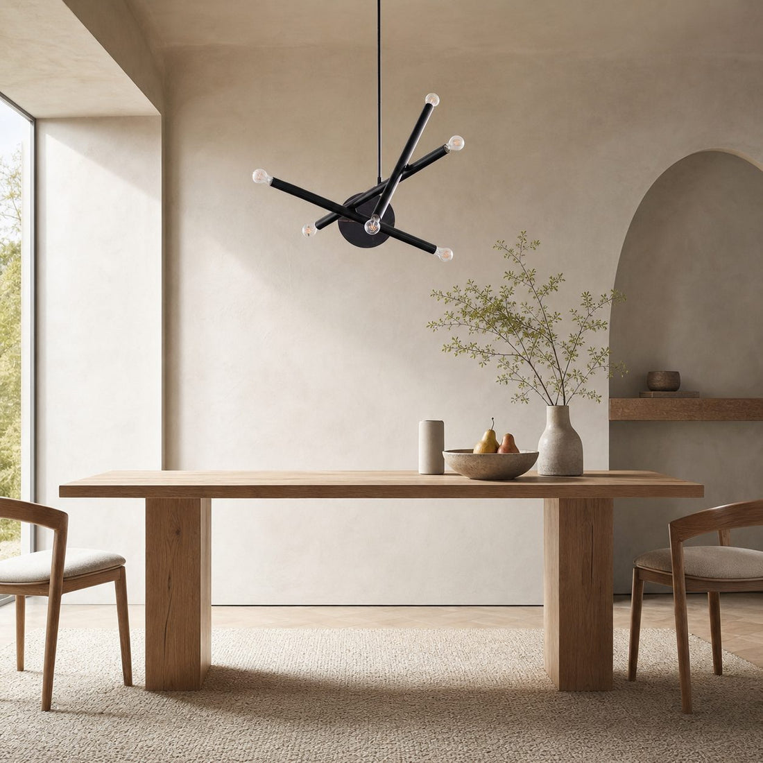 Borvia Adjustable Chandelier - Modern Trace Light with Flexible Arms