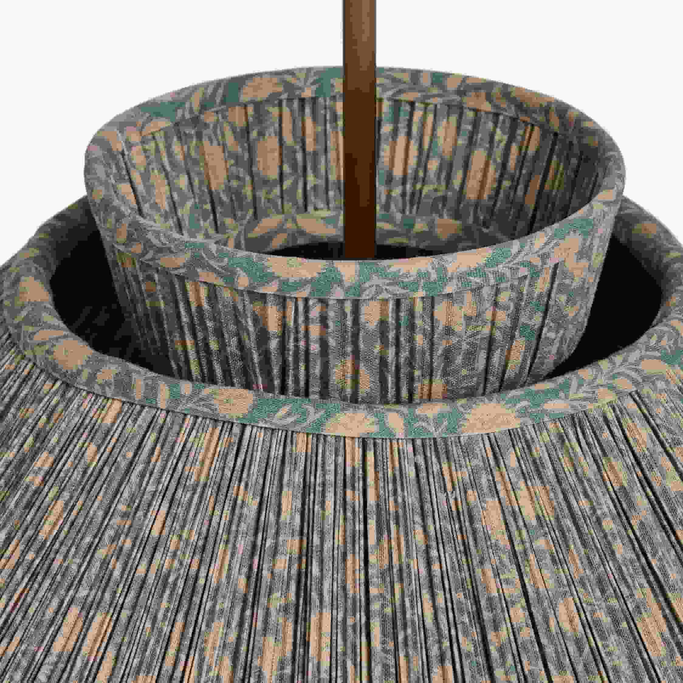 Florevian Modern Linen Pendant Lamp - Art-Inspired Statement Lighting for Dining Space