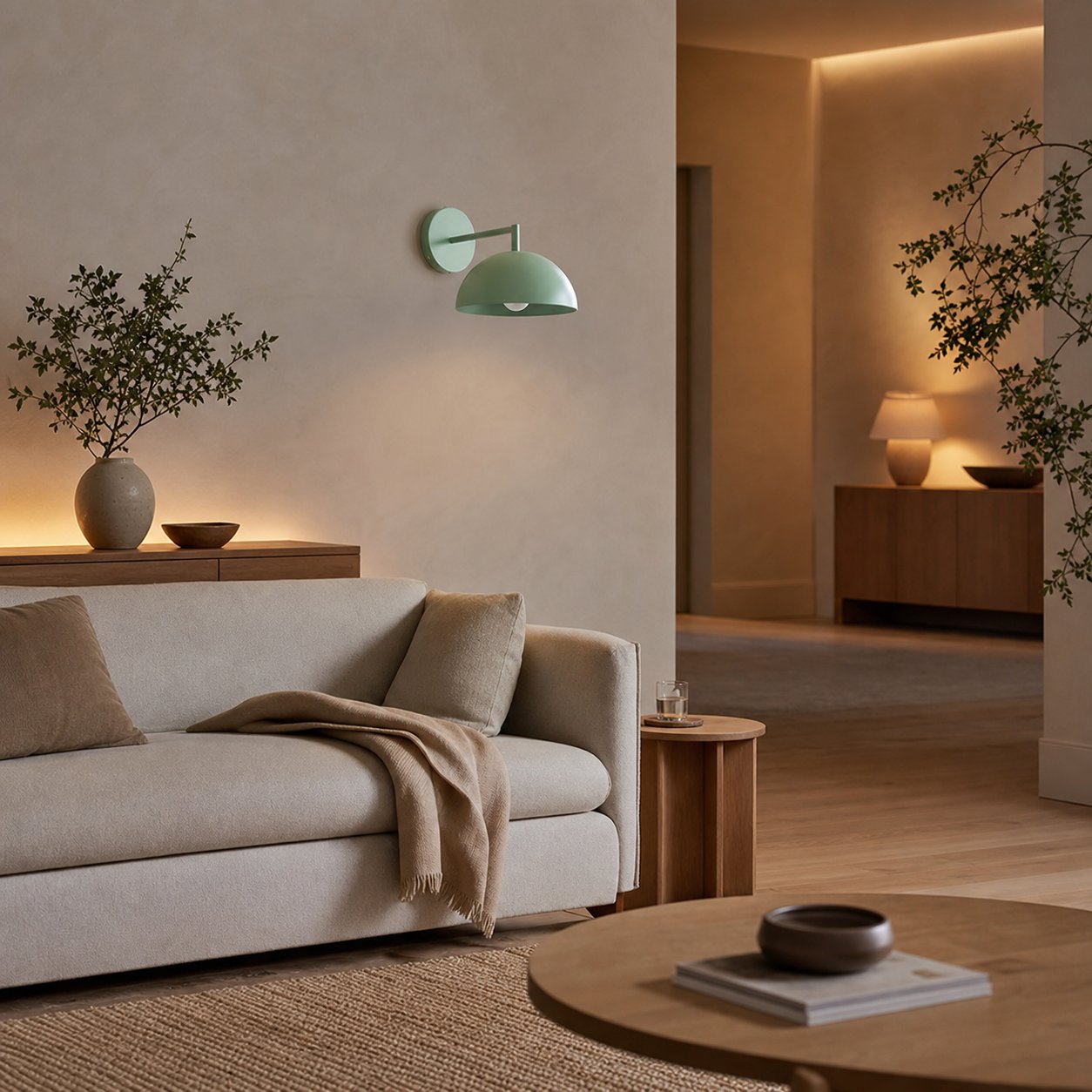 Metio Dome Minimalist Dome Sconce - Stylish Colorful Wall Light