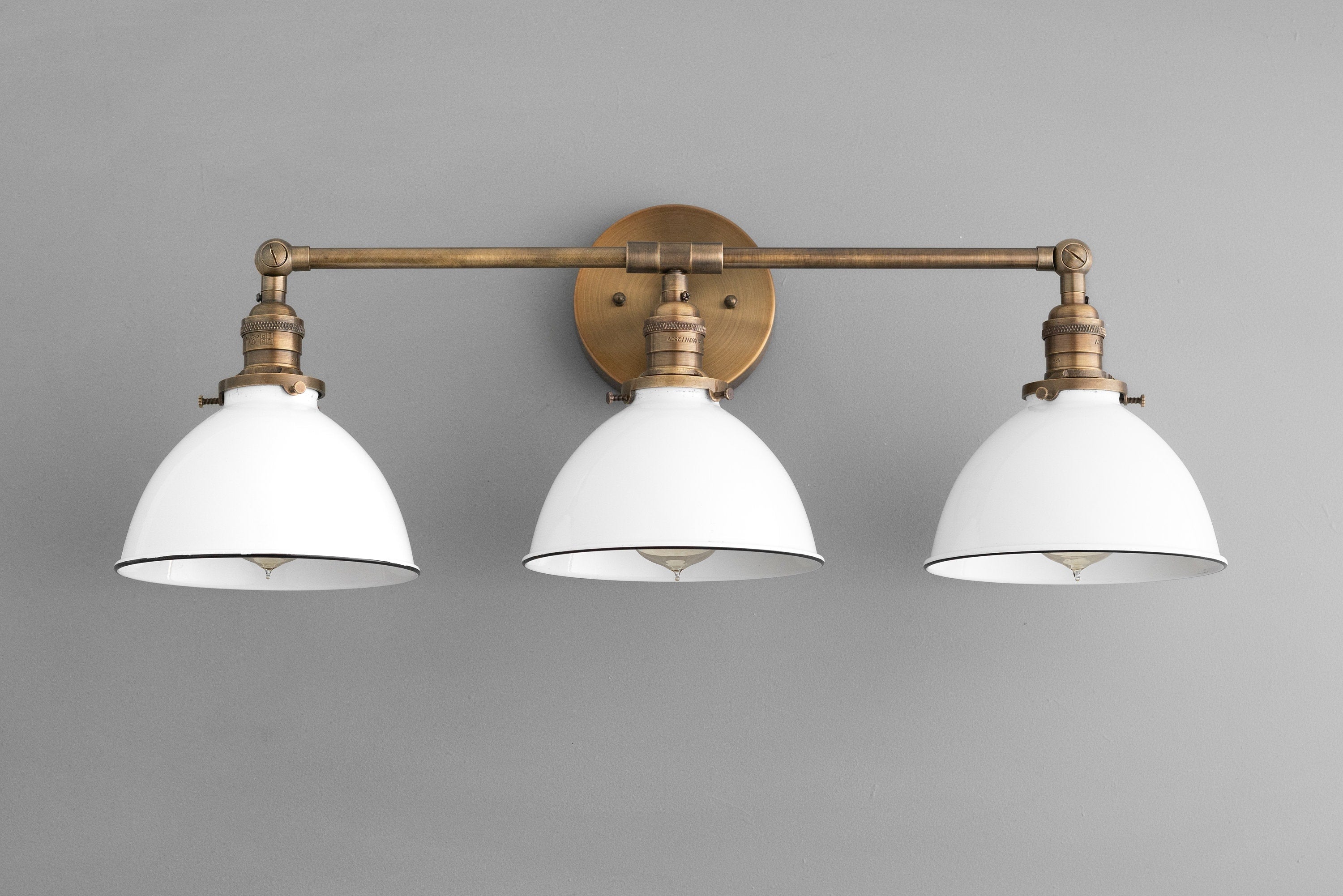 Conique Metal Industrial Modern Vanity for rustic bathroom