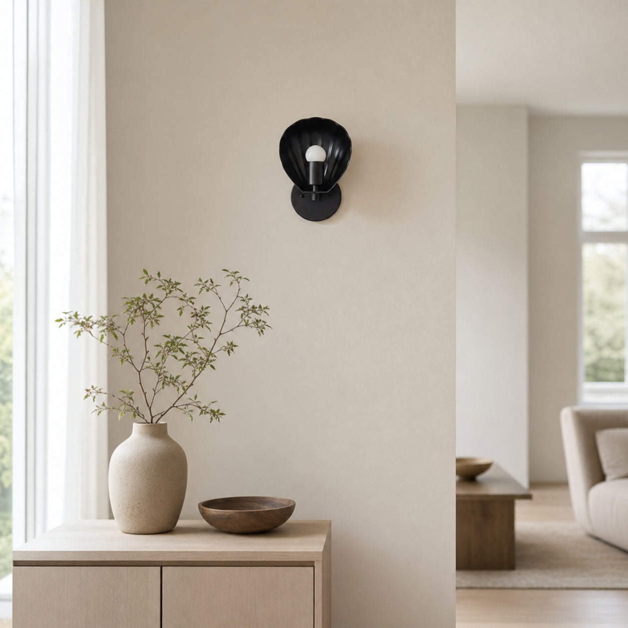 Ornato Luxe Deco Brass Wall Light - Multiple Finishes Available