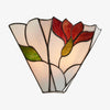 TF Botanica Stained Glass Floral Design Wall Light - Sconce For Hallway And Bedroom