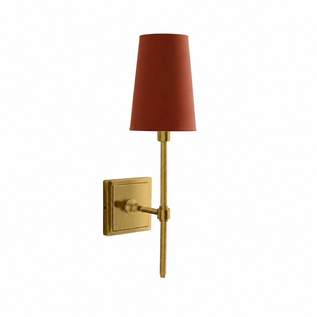 Derlina White Linen Shades Wall Lamp – Retro Metal Multi-Head Lighting Fixture