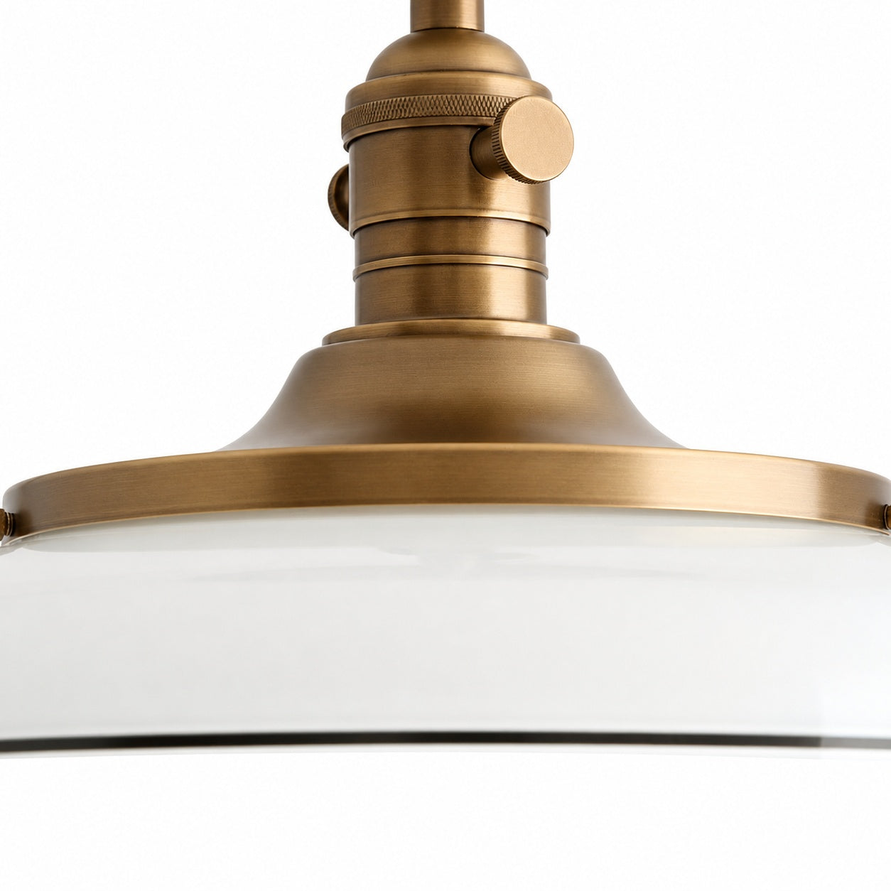 Nalaviro Modern Ceiling Light - Glass Shade for Living Room and Entryway