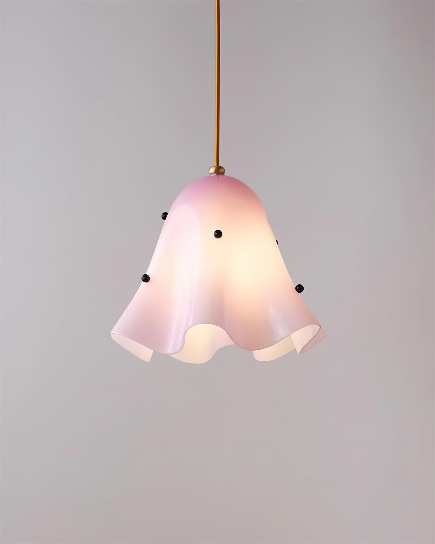 Bellina Artistic Glass Pendant Light - Modern Bloom Inspired Hanging Ceiling Lamp