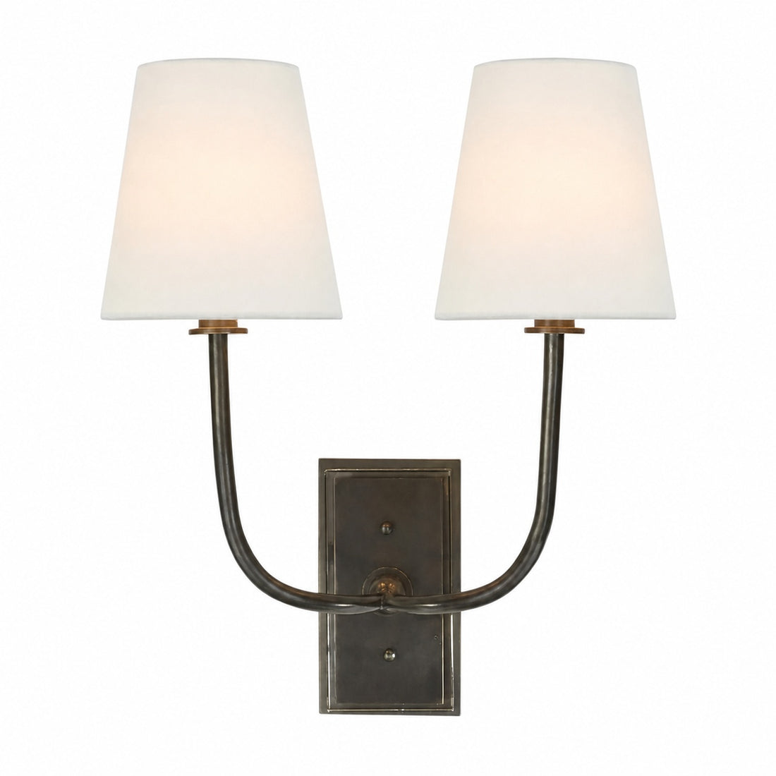 VistaGlow Industrial Metal Wall Lamp - Modern Double Sconce