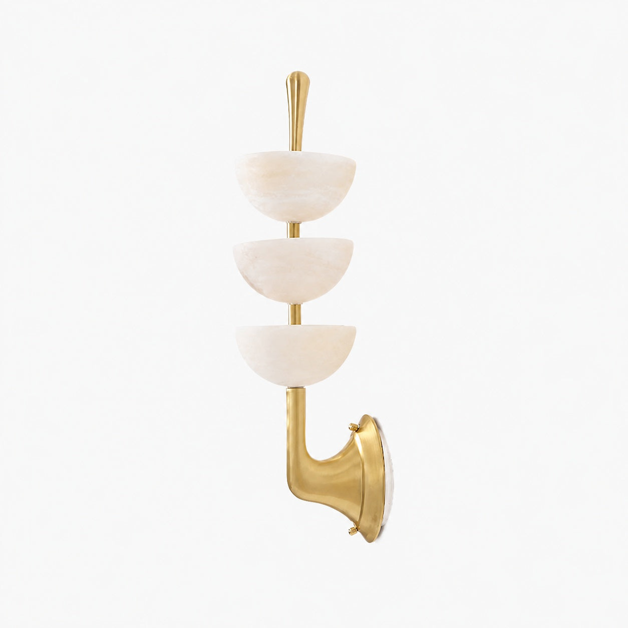 Triple Alabaster Wall Lamp