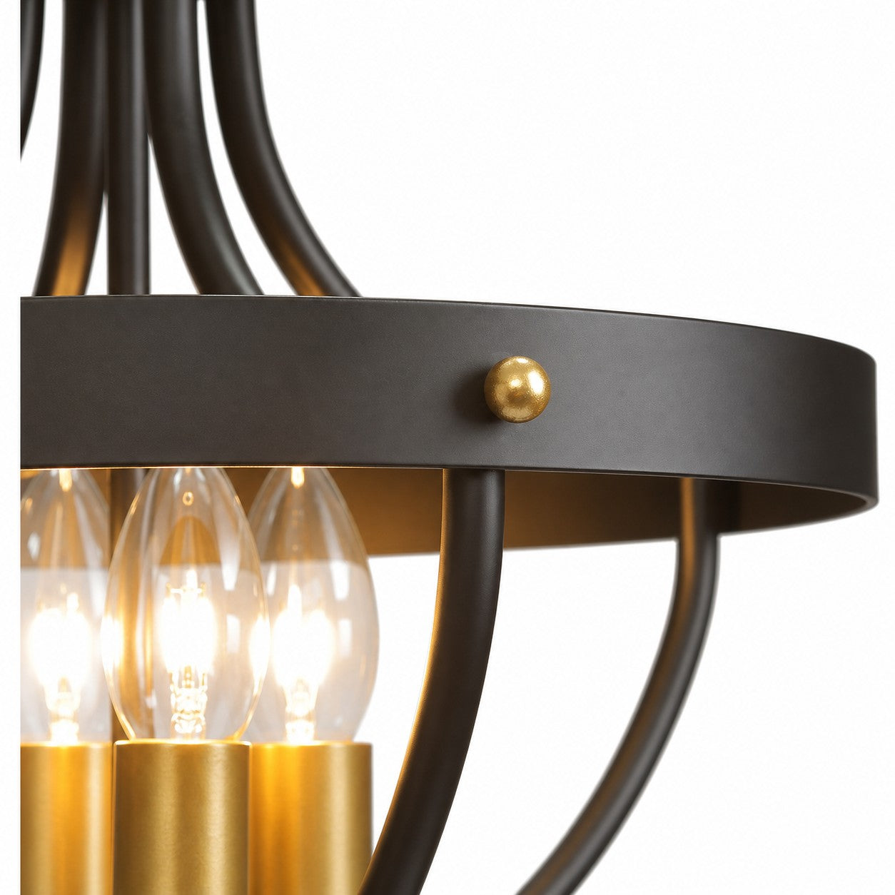 Vintage Farmhouse Semi Flush Mount Ceiling Light