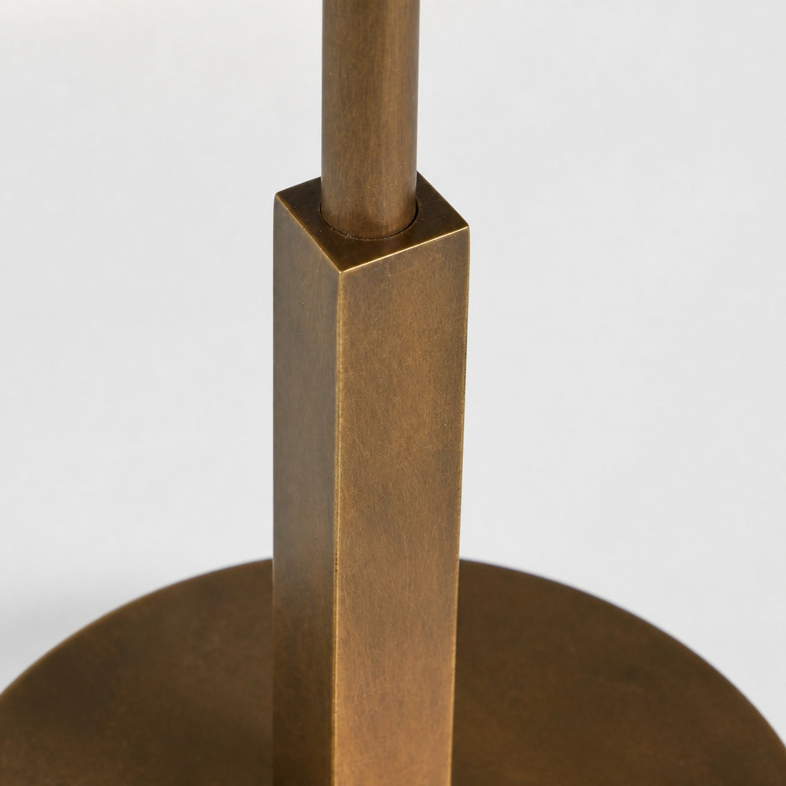 Aurecyl Table Lamp — Sleek Tapered Metal Table Lamp in Vintage-Style Finish for Living Room