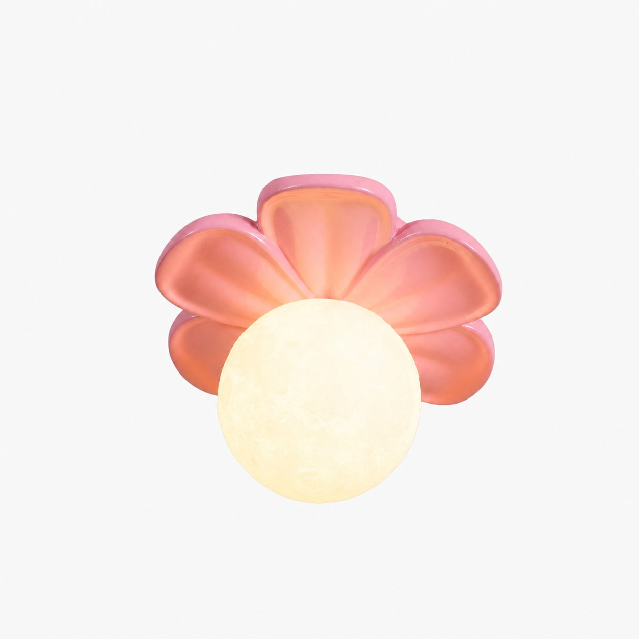 Cream Bloom Flower Ceiling Lamp