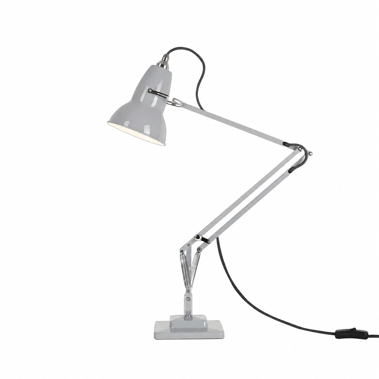 Classic Multicolor Desk Lamp - Adjustable Spring-Arm for Study Room