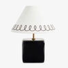 Aeva Ceramic Table Lamp - Modern Grace Design with Playful Polish