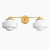 Geotower Glass Modern Wall Sconce - Glass Globe Light - Elegant Home Fixture