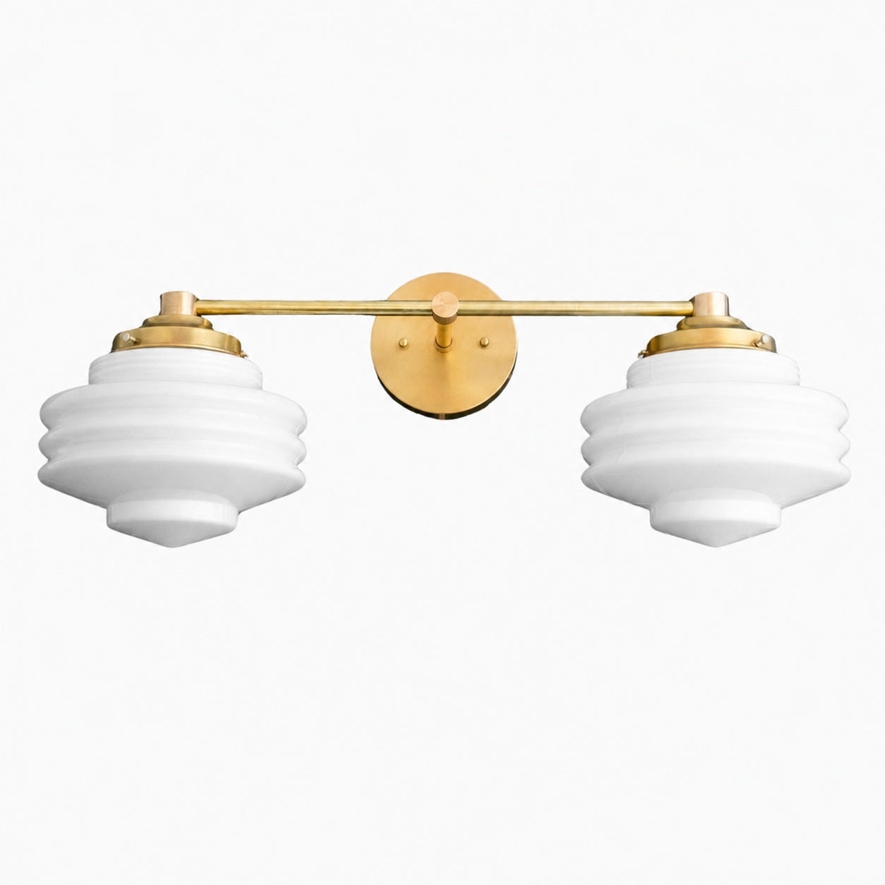 Geotower Glass Modern Wall Sconce - Glass Globe Light - Elegant Home Fixture