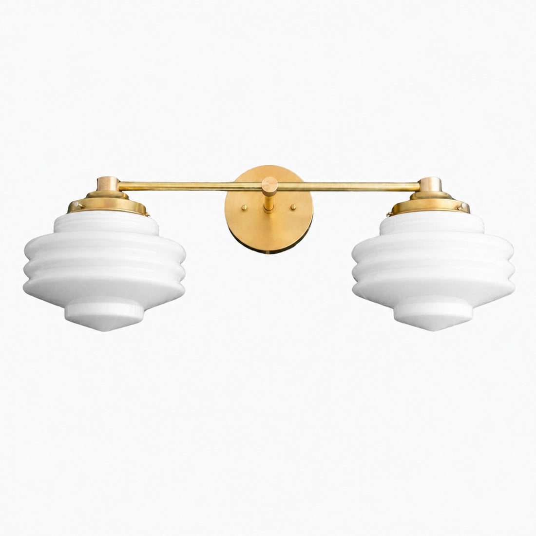 Geotower Glass Modern Wall Sconce - Glass Globe Light - Elegant Home Fixture