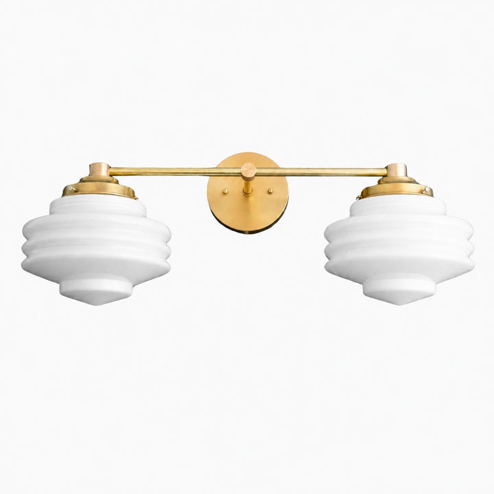 Geotower Glass Modern Wall Sconce - Glass Globe Light - Elegant Home Fixture