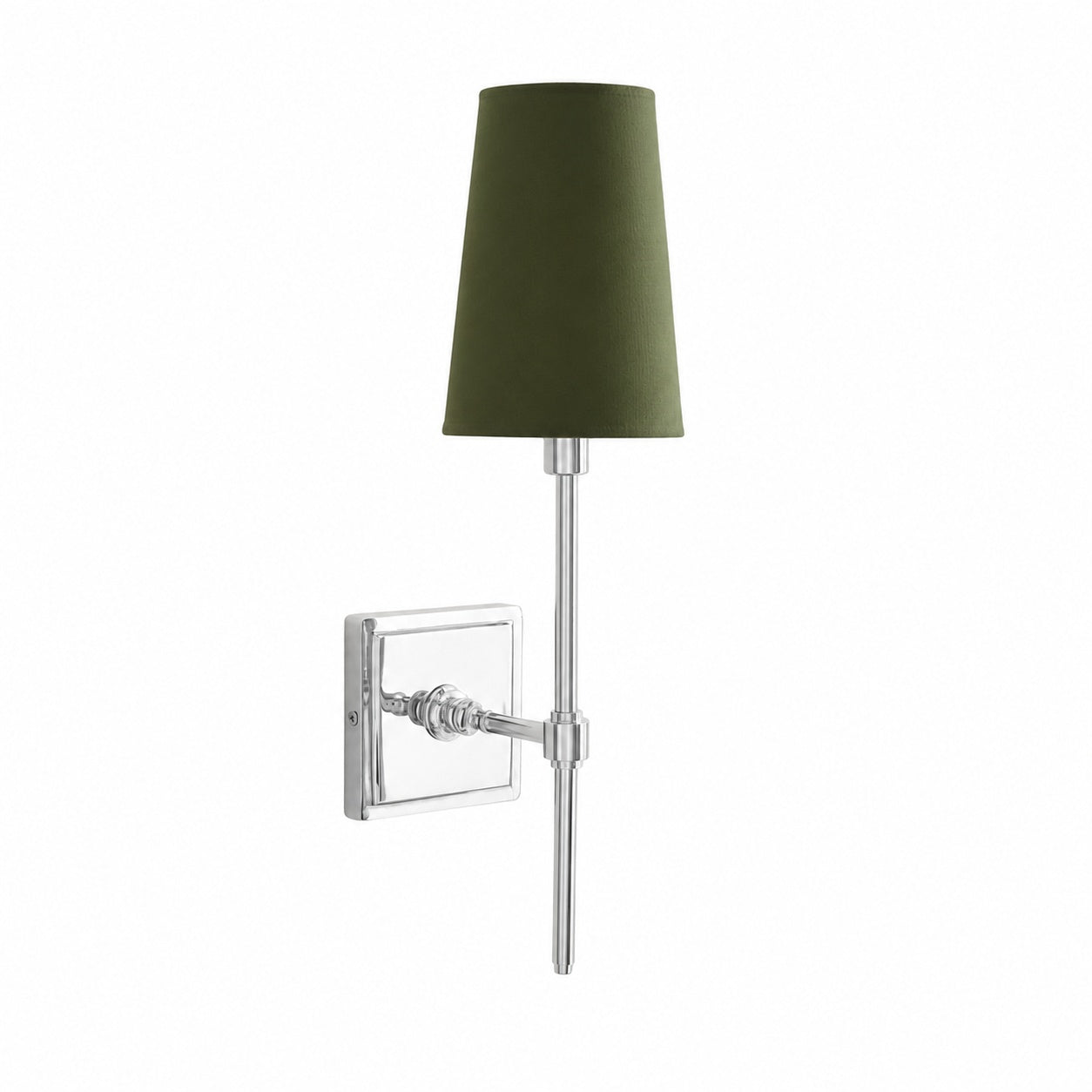 Derlina White Linen Shades Wall Lamp – Retro Metal Multi-Head Lighting Fixture