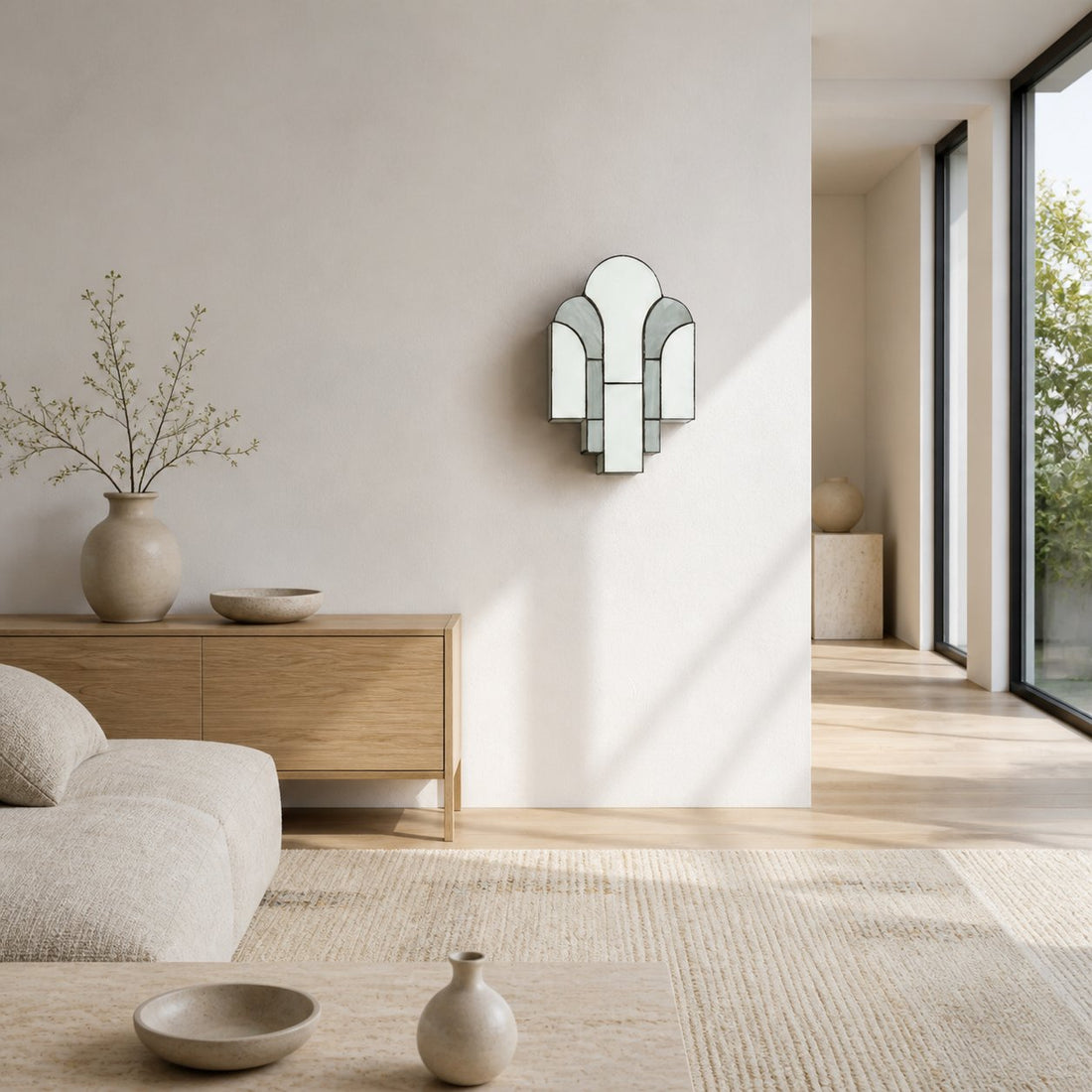 Kelsar Wall Light Sleek Contoured Design Wall Sconce – Modern Minimalist Style for Hallway and Living Room