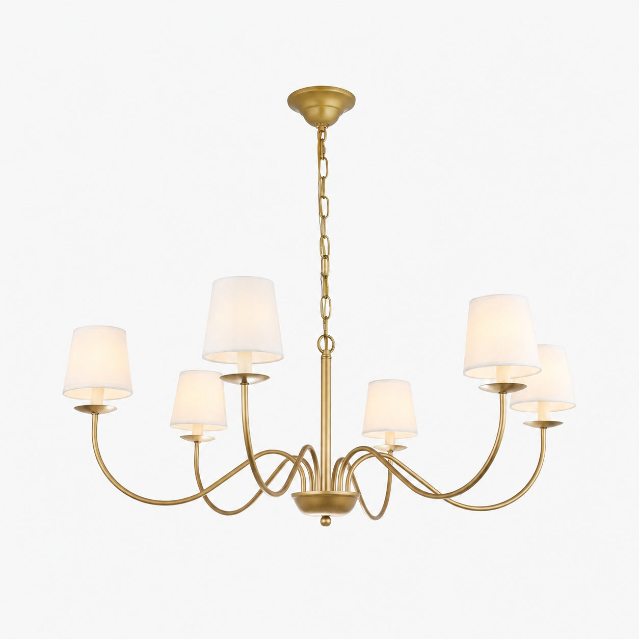 Eclipse Brass Chandelier