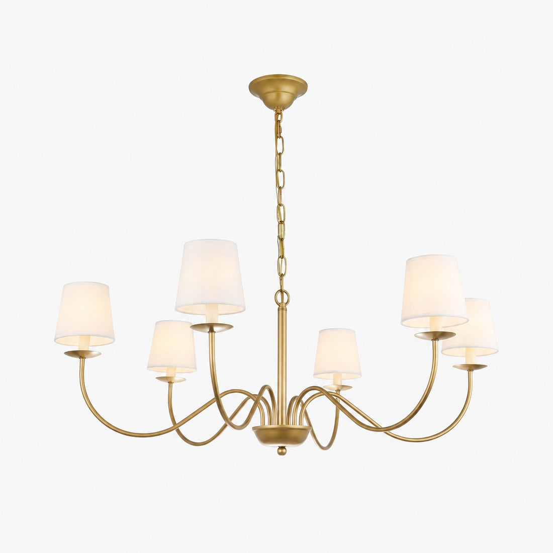 Eclipse Brass Chandelier