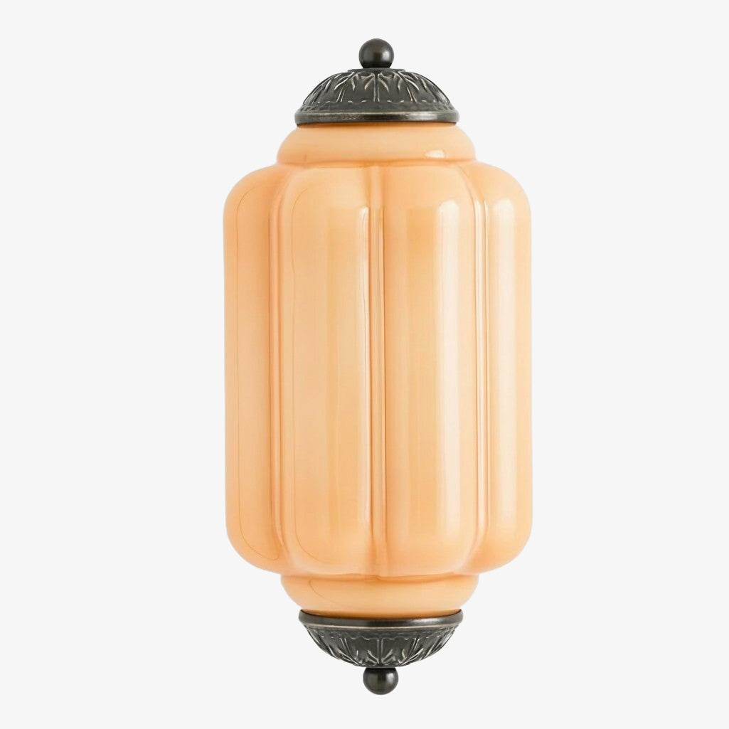 Eloise Brass Wall Sconce – Elegant Milk Glass Vintage Lighting