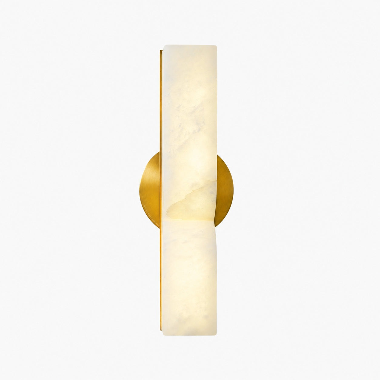 Modern Rectangular Alabaster Wall Lamp – Minimalist Sconce for Bedroom Hallway Living Room