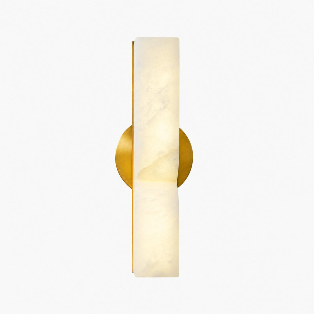 Modern Rectangular Alabaster Wall Lamp – Minimalist Sconce for Bedroom Hallway Living Room