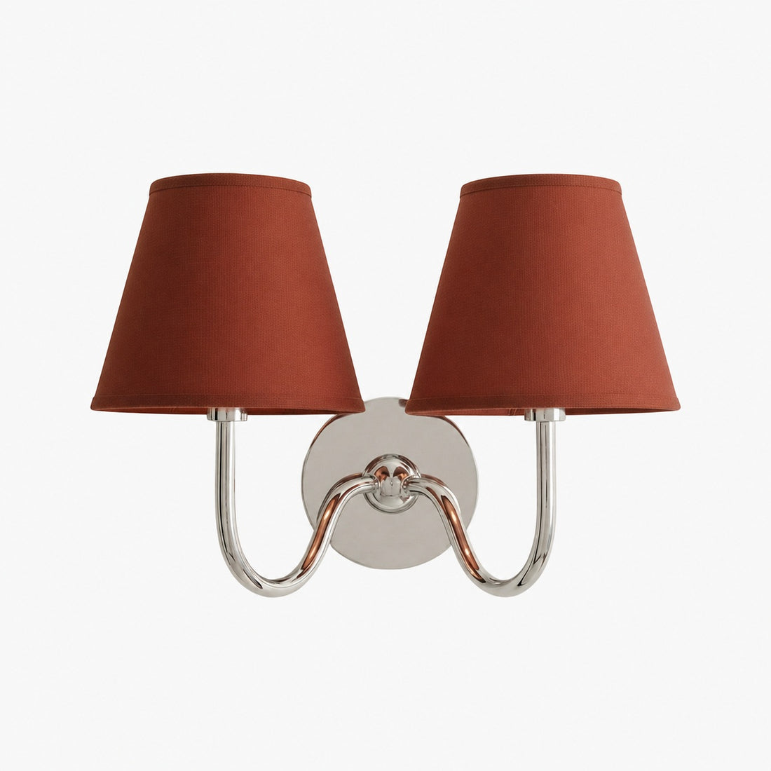 Luvora Vintage Pleated Shade Wall Lamp - Modern Brass Linen Wall Lighting