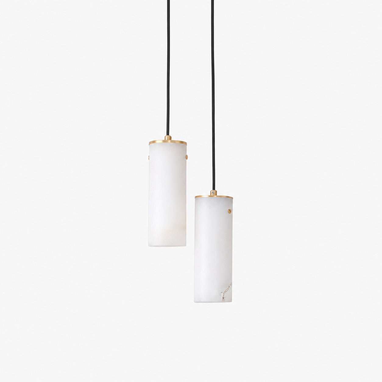 Nula Vertical Alabaster Pendant Light