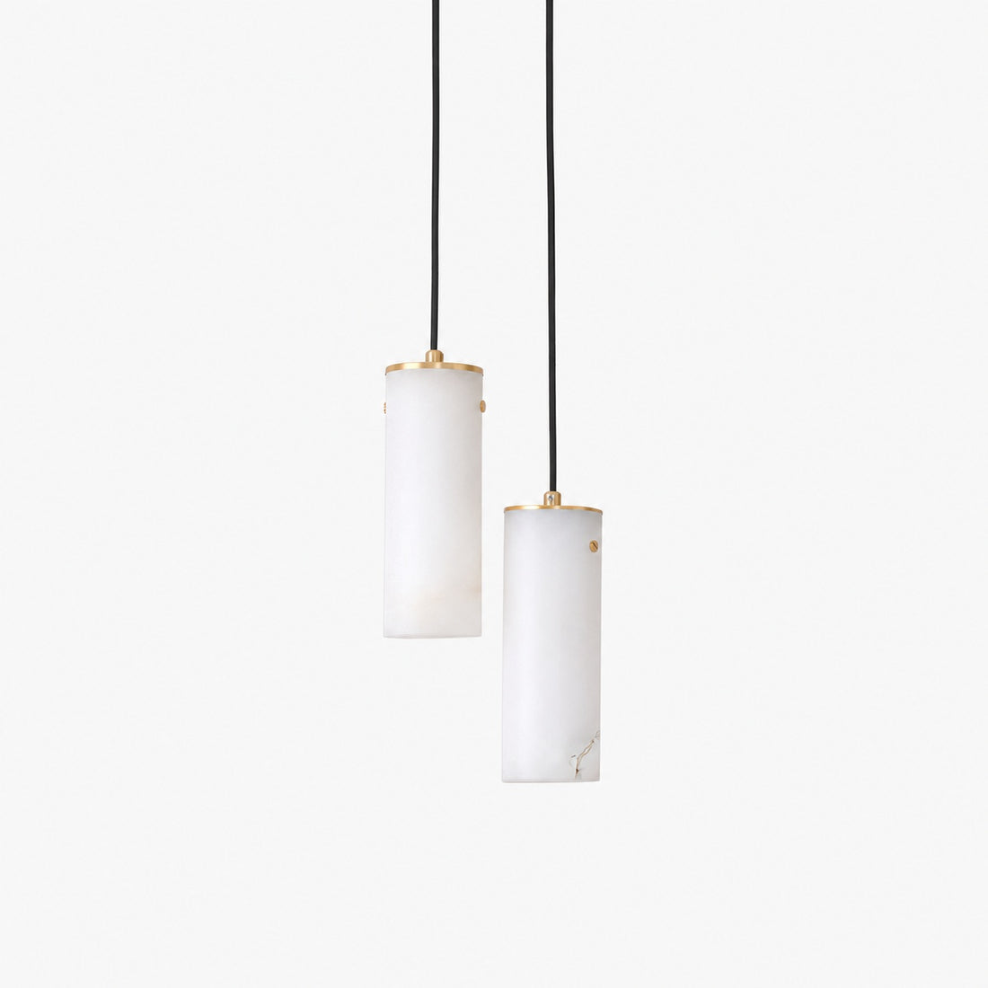 Nula Vertical Alabaster Pendant Light