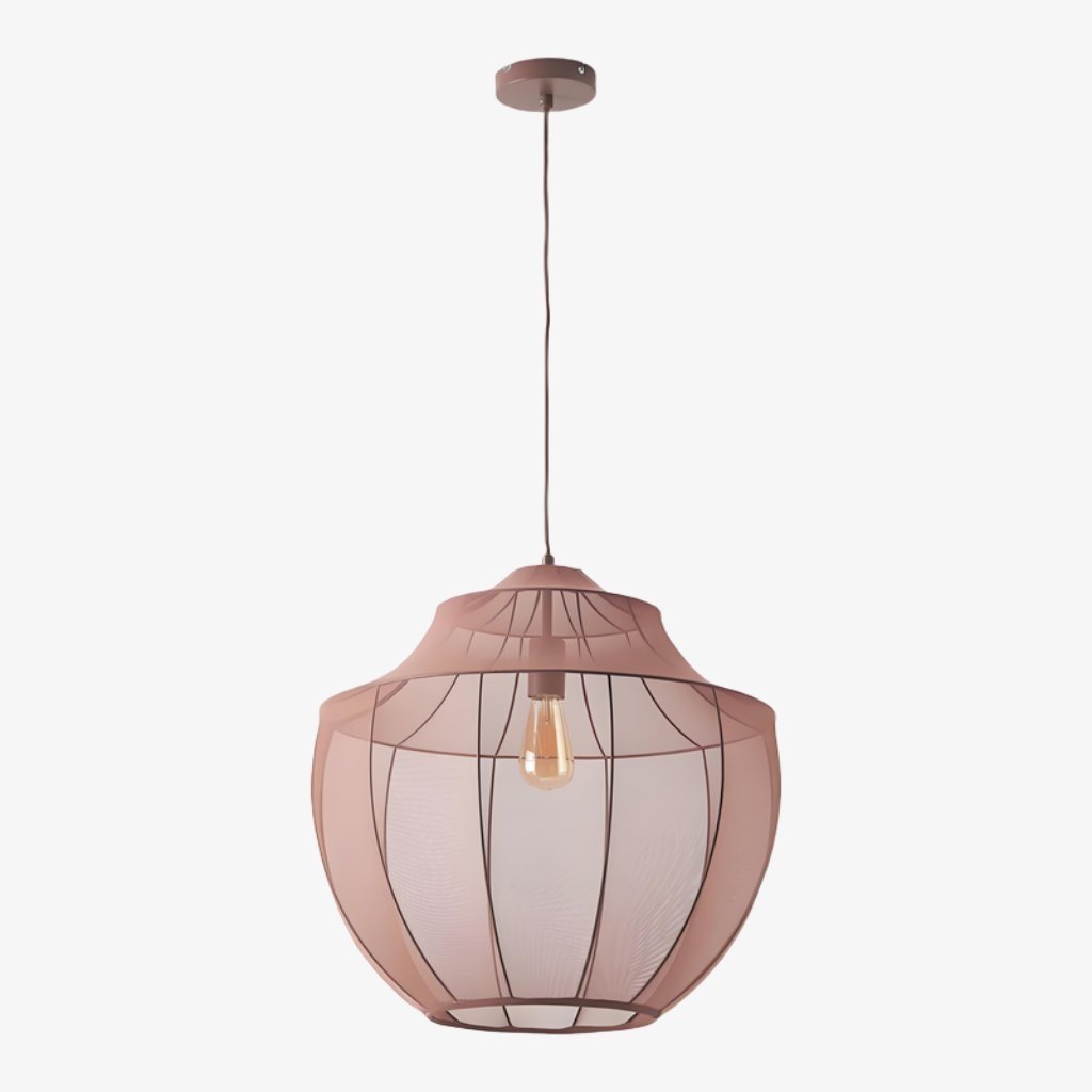 Lumifil Modern Mesh Pendant Light - Hanging Fabric Lghts are Suitable for Dining Rooms or Kitchen Islands