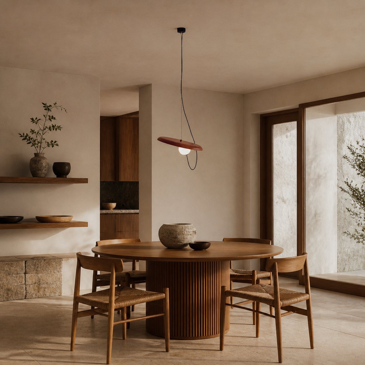Acoustic Disc Pendant Lamp