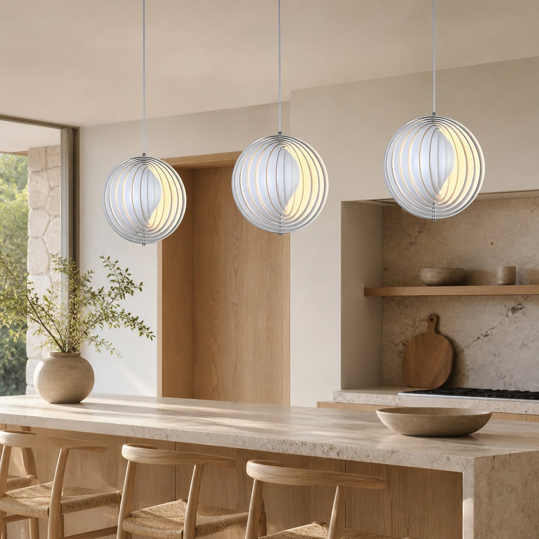 Nordic Moon Pendant Light