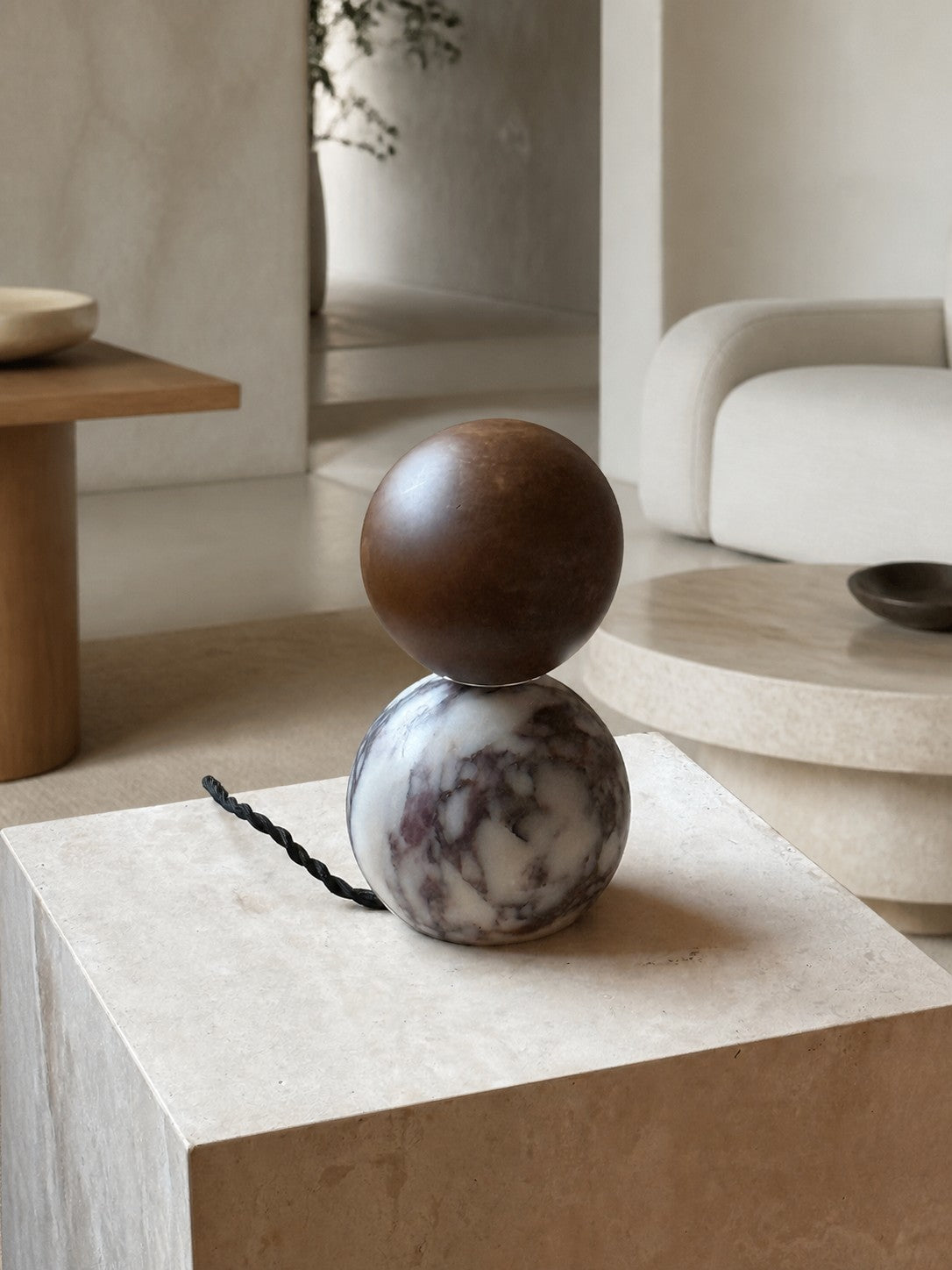 Lucide Marble Table Lamp
