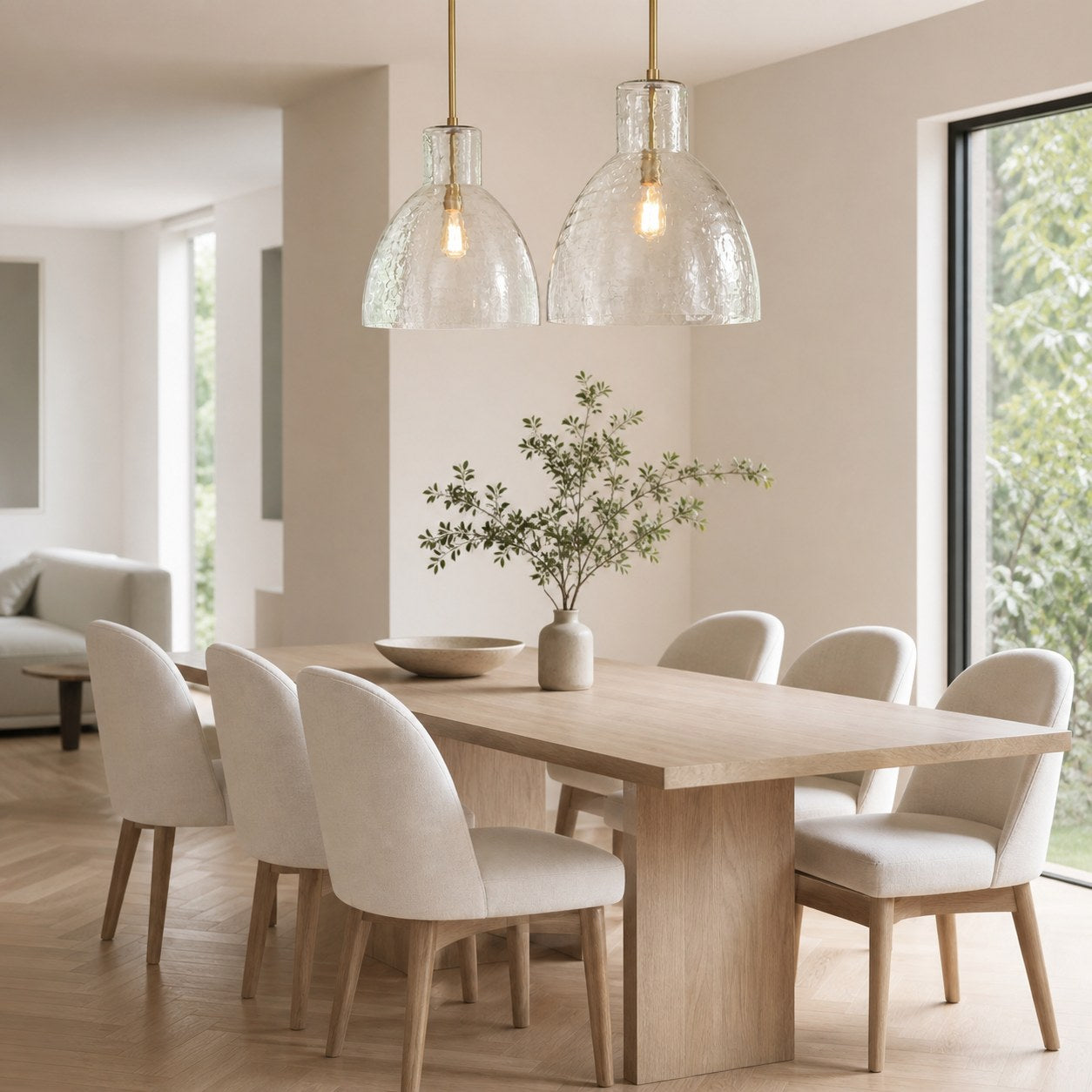 Glavira Recycled Glass Pendant Collection - Modern Kitchen Lighting