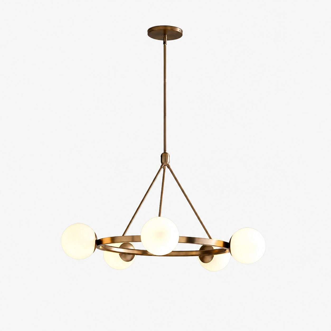 Brelia Round Light Chandelier - Modern Globe Chandelier in Stylish Design