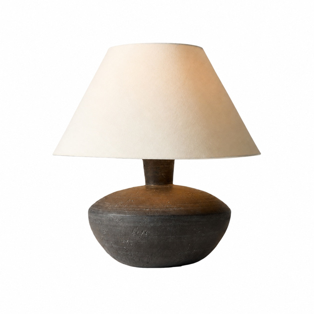 Ceruna Modern Ceramic Table Lamp – Sculptural Body Clean Finish for Entryway and Lounge