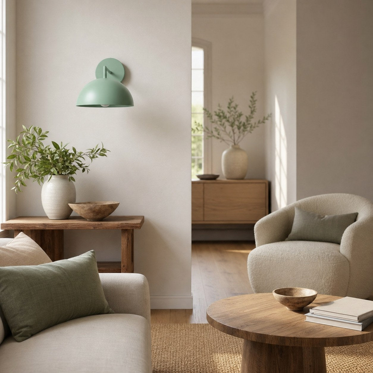 Metio Dome Minimalist Dome Sconce - Stylish Colorful Wall Light
