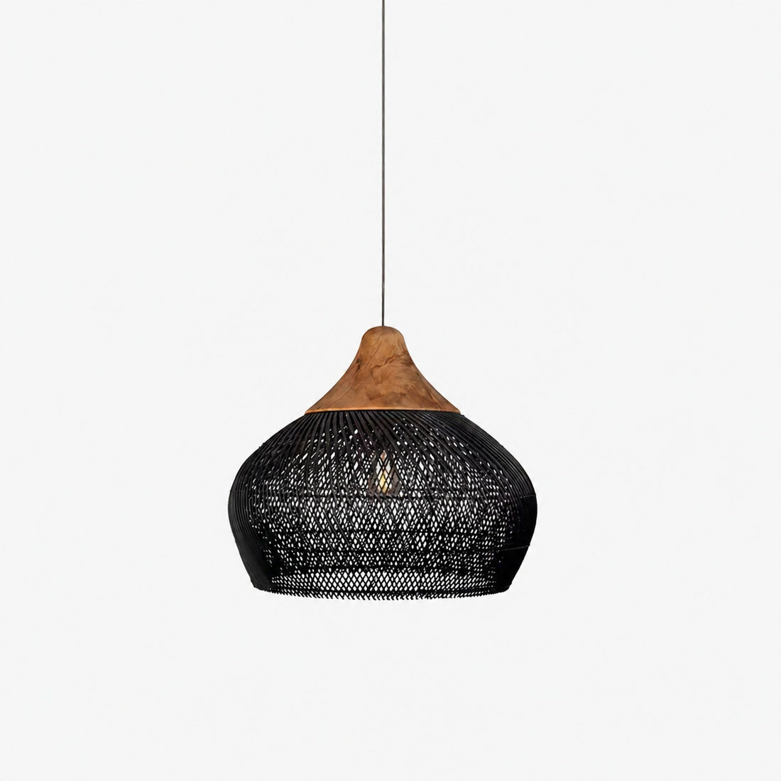 Harp Braided Rattan Pendant Lamp