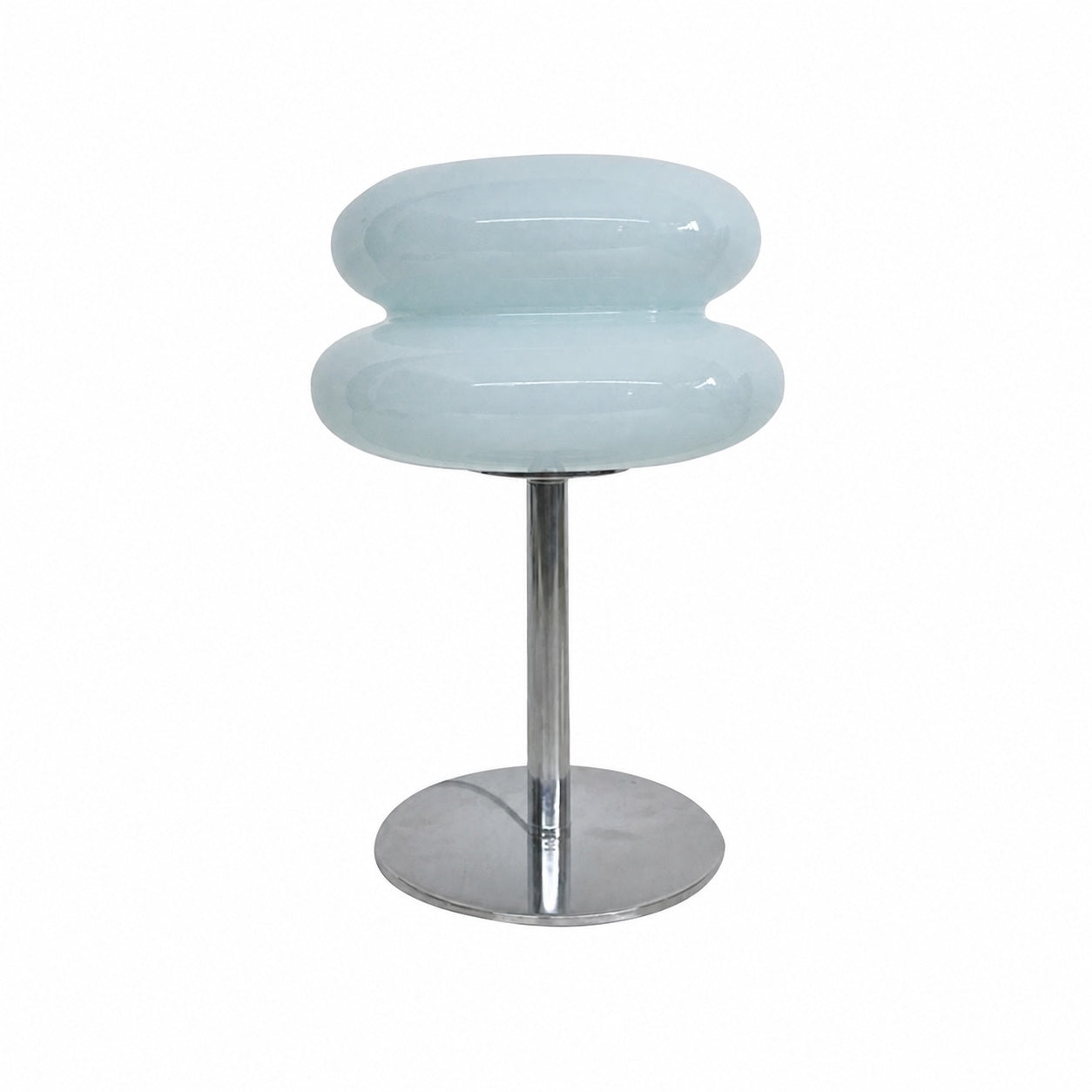 Glasentro Bauhaus Table Lamp Geometric Glass Design Modern Accent for Living Room N12