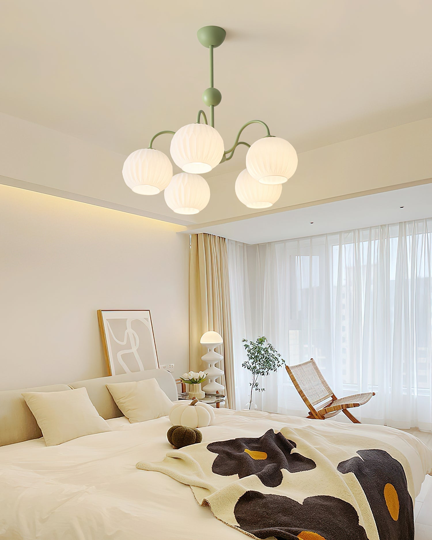 Spherical Bud Chandelier