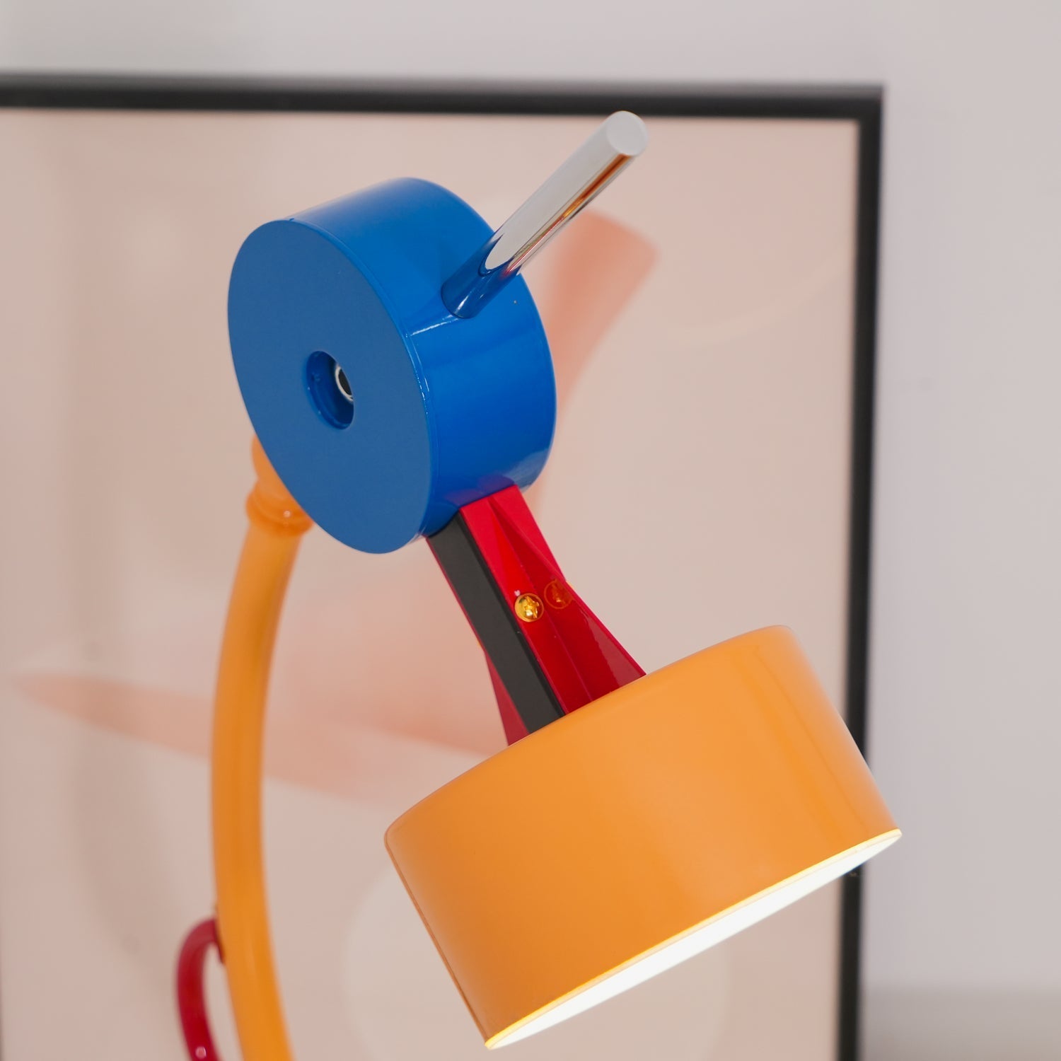 Colorful Curved Table Lamp