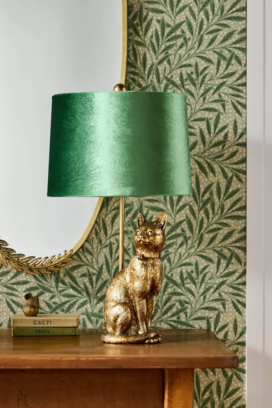 Pawdia Unique Table Lamp - Decorative Ceramic Animal Bedside Lamp