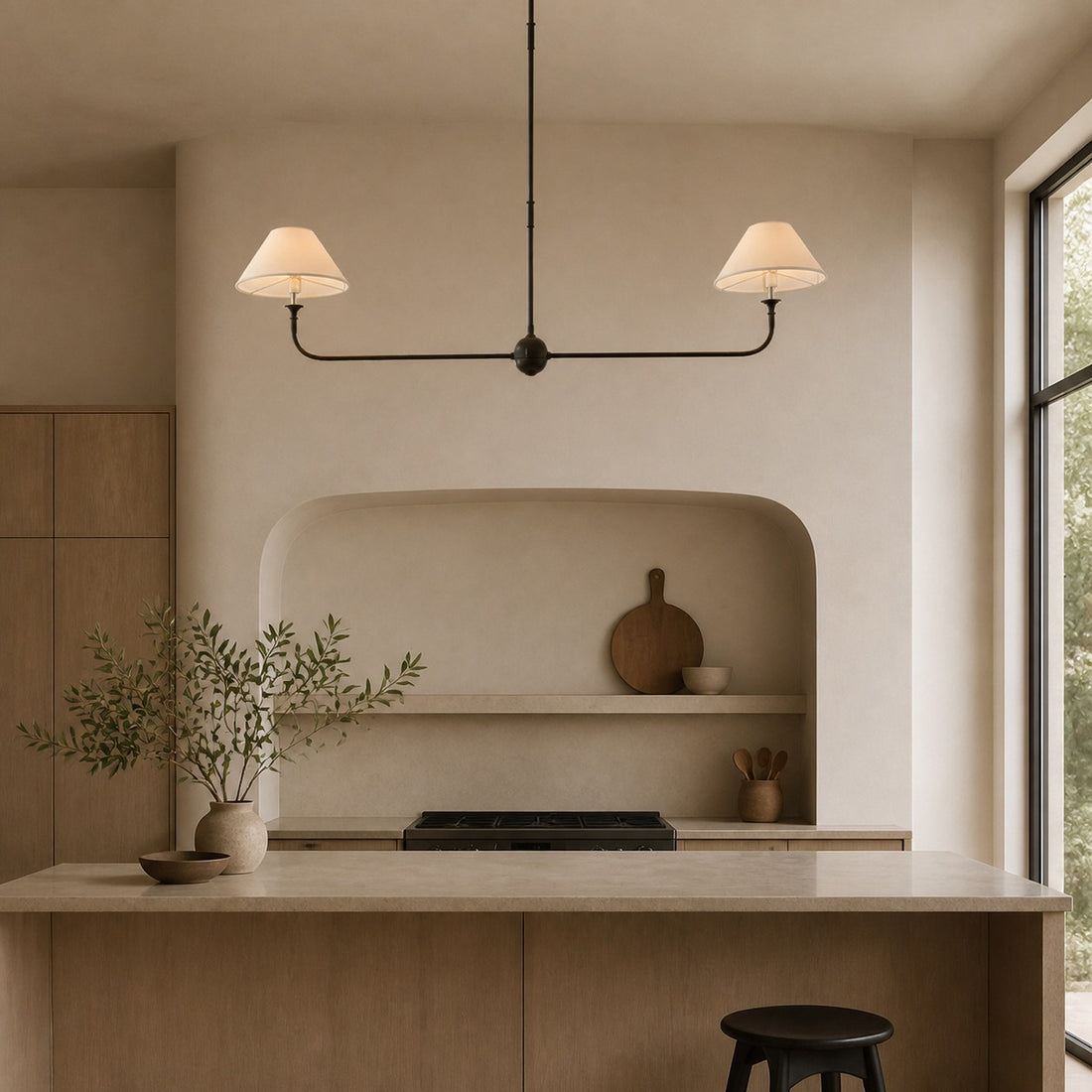 Piaf Grande Modern Industrial Metal Chandelier