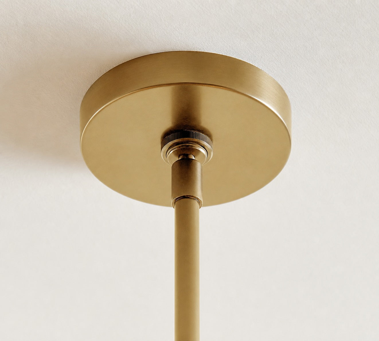 Lumora Crystal Pendant Light – Elegant Tumbled Brass & Cut Glass