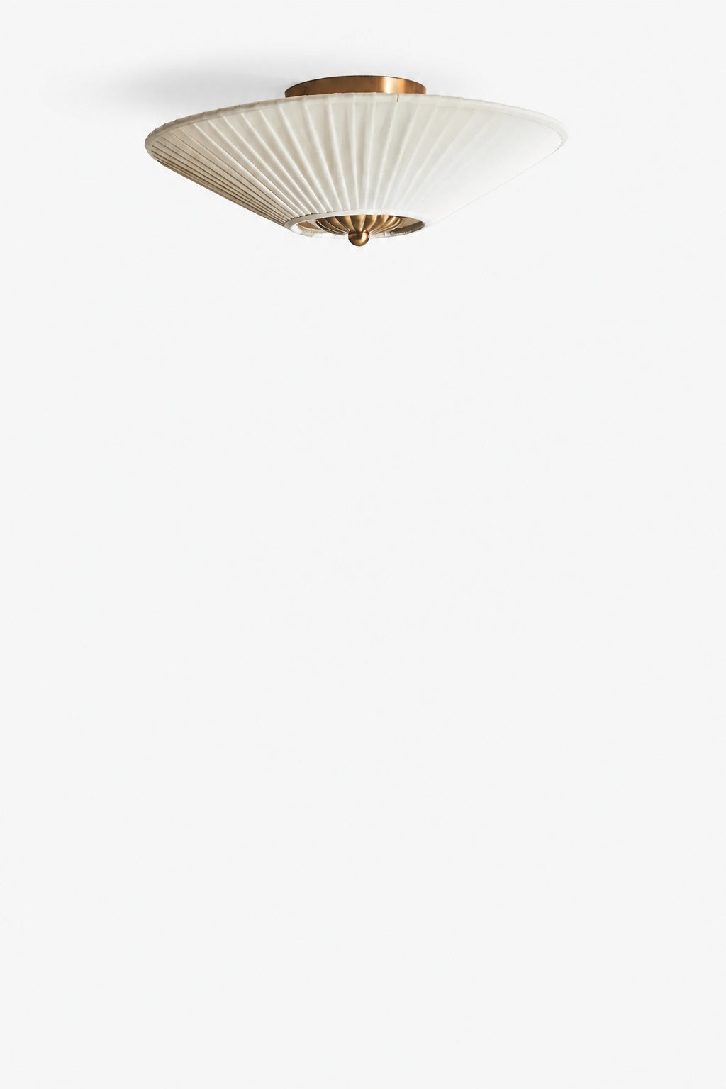 Elumina Silk Semi-Flush Mount - Modern Fabric Ceiling Light Fixture