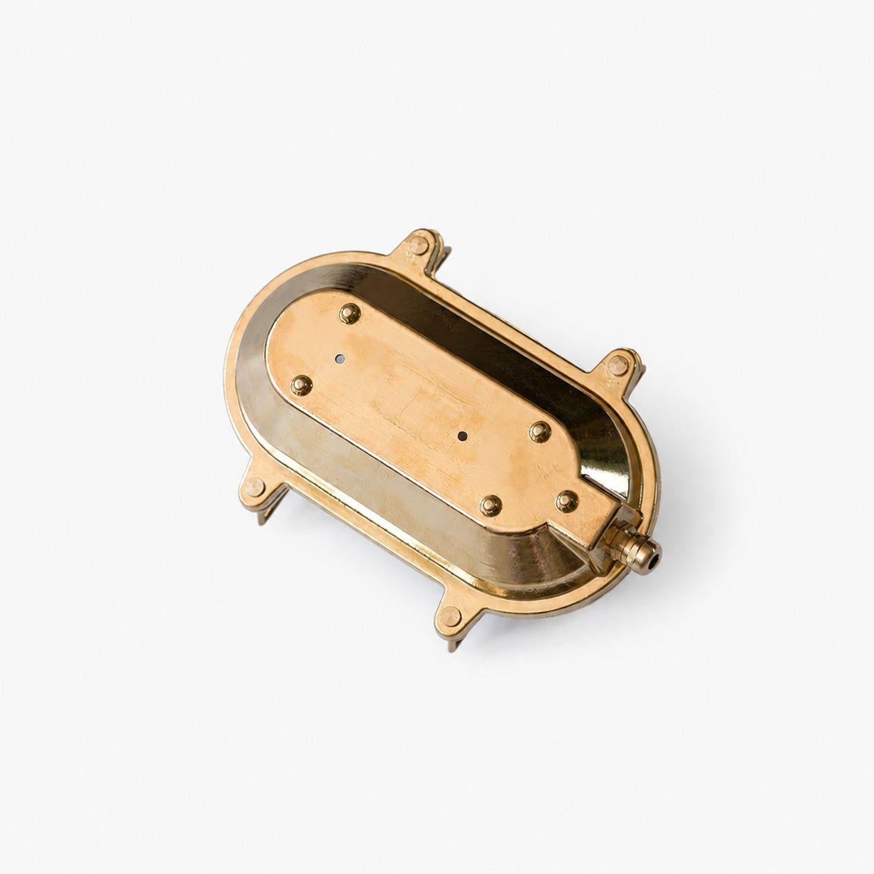 Ivoran Bulkhead Wall Sconce - Brass Caged Glass Vintage Industrial Light for Outdoor and Bathroom